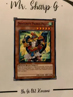 DRAGUNITY PRIMUS PILUS - 1st EDITION SDDL-EN009 ENGLISH Yu-Gi-Oh! CARD COMMON - Image 2