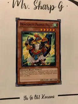 DRAGUNITY PRIMUS PILUS - 1st EDITION SDDL-EN009 ENGLISH Yu-Gi-Oh! CARD COMMON - Image 3