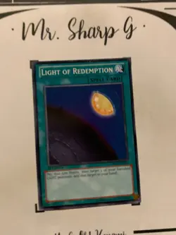 LIGHT OF REDEPMTION -1st EDITION SDCR-EN027 ENGLISH Yu-Gi-Oh! CARD COMMON KONAMI - Image 2