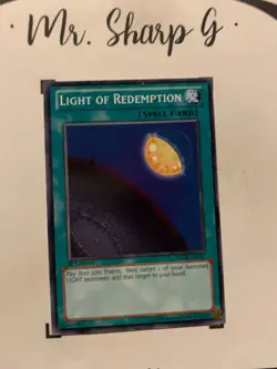 LIGHT OF REDEPMTION -1st EDITION SDCR-EN027 ENGLISH Yu-Gi-Oh! CARD COMMON KONAMI - Image 3