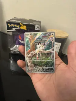 Meowth 106/094 Illustration Rare Phantasmal Flames English Pokemon Card TCG - Image 3