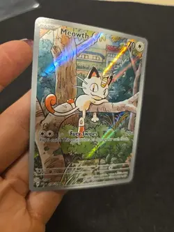 Meowth 106/094 Phantasmal Flames Illustration Rare Pokemon Card NM+ BONUS - Image 3