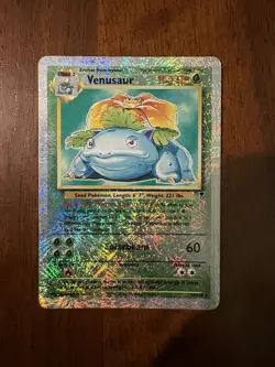 Pokemon Cards: Legendary Collection Reverse Holo: Venusaur 18/110 Vintage Eng - Image 1