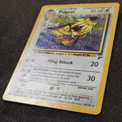 Pokemon Pidgeot TCG Base Set 2 Holo Unlimited Rare Card 14/130 - Image 3