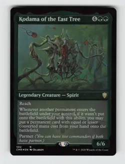 Kodama of the East Tree (Foil Etched)*Foil* CMR 582 NM - Image 1
