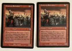 Dwarven Recruiter (2) Odyssey NM MTG Magic the Gathering - Image 1