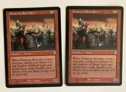 Dwarven Recruiter (2) Odyssey NM MTG Magic the Gathering - Image 2