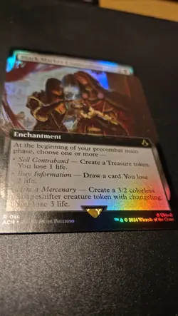 MTG Magic Assassin's Creed Black Market Connections Extended Art Foil 161 NM - Image 2