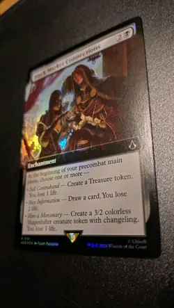 MTG Magic Assassin's Creed Black Market Connections Extended Art Foil 161 NM - Image 3