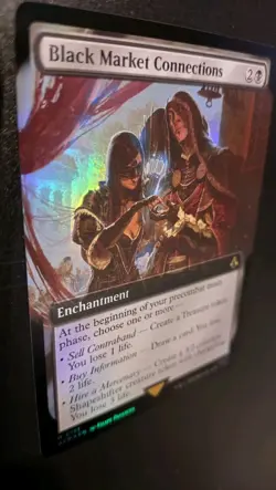 MTG Magic Assassin's Creed Black Market Connections Extended Art Foil 161 NM - Image 5