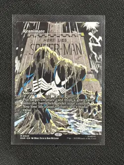 MTG Spider-Man Reanimate Borderless Near Mint M 0020 Marvel Magic The Gathering - Image 1