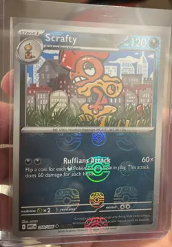 Scrafty - 058/086 - (Master Ball Pattern) - Pokemon TCG - SV: White Flare EN - Image 1