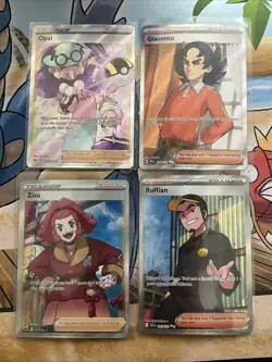 4x - Pokemon Full Art Trainer Lot - Image 1