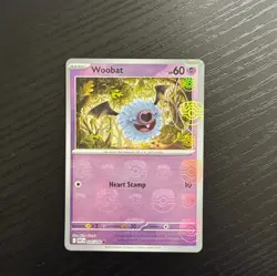 Woobat (Master Ball Pattern) 036/086 Sv: White Flare Holo POKEMON NEAR MINT - Image 1