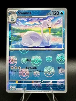Pokemon Swanna (Master Ball Pattern) Uncommon SV: White Flare 026/086 NM - Image 1