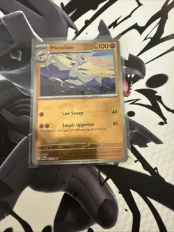 Mienshao 053/086 Pokemon TCG White Flare ENGLISH Master Ball Reverse Holo - Image 1
