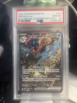 2024 POKEMON SVP EN-SV BLACK STAR PROMO #132 GRENINJA EX PSA 10 - Image 3