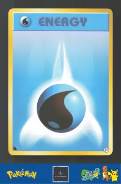 1999 Japanese Pokemon Squirtle / Bulbasaur VHS Deck Water Energy #27 - Image 1