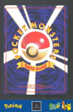 1999 Japanese Pokemon Squirtle / Bulbasaur VHS Deck Water Energy #6 - Image 2