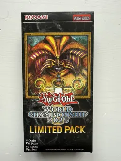 Yu-Gi-Oh Limited Pack World Championship 2025 box of 10 packs Sealed Brand New - Image 1