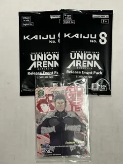 Union Arena Kahka Hibino Kaiju No. 8 Release Event Promo & Packs - Image 1