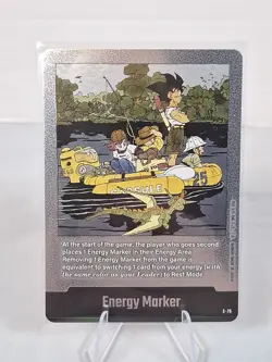 Energy Marker E-79 Silver Manga Booster 02 Dragon Ball Card English - Image 1