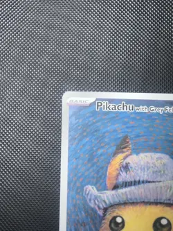 Pokemon x Van Gogh Museum: Pikachu with Grey Felt Hat Promo Card 820650856891 - Image 1