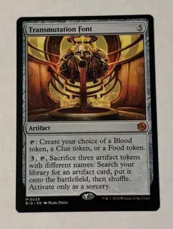 MTG Transmutation Font - Outlaws of Thunder Junction: The Big Score LP - Image 1