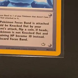 Focus Band 86/111 N1: Neo Genesis Rare - NM - Image 3
