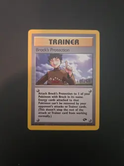 Pokemon Brock's Protection Gym Challenge Non-Holo Rare Card 101/132 - Image 1