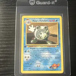 Misty’s Poliwhirl 53/132 1st Edition Gym Heroes WOTC Vintage Pokemon - Image 1