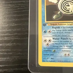 Misty’s Poliwhirl 53/132 1st Edition Gym Heroes WOTC Vintage Pokemon - Image 2