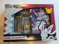 Pokemon TCG Celebrations Collection Dark Sylveon V Box 2021 Sealed (Low Quality) - Image 1