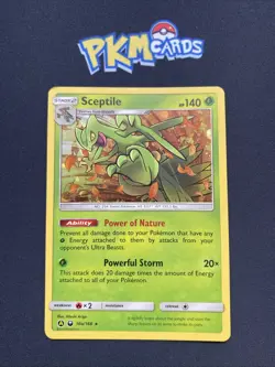 Pokemon TCG Sceptile Celestial Storm 10a/168 Holo Rare MP. - Image 1