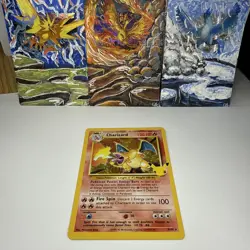 Pokemon TCG Charizard Celebrations: Classic Collection 4/102 Holo Rare - Image 1