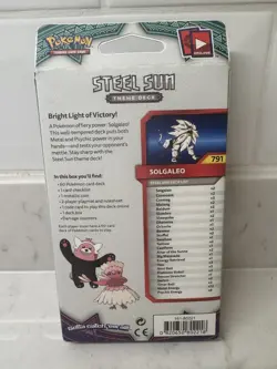 Pokemon Sun & Moon Guardians Rising Steel Sun Theme Deck Factory UK Seller NEW! - Image 4