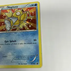 Pokemon TCG Magikarp XY 143 Holo Black Star Promo Card Mint Mp - Image 3