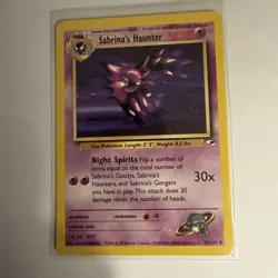 Pokemon Vintage - Gym Heroes - Sabrina's Haunter 58/132 - NM - Image 5