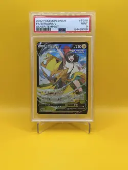 2022 POKEMON SILVER TEMPEST #TG16/TG30 ZERAORA V FULL ART TRAINER GALLERY PSA 9 - Image 1