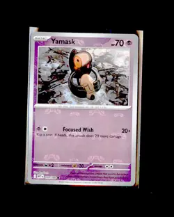 NM pokemon SV: White Flare Holo Common Yamask (Master Ball Pattern) 039/086 - Image 1