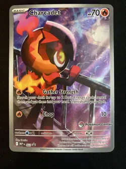 Charcadet - 022 (Pokemon Center Exclusive) 022 Me: Mega Evolution Promo Holo - Image 1