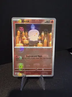 Pokemon Litwick Master Ball Pattern 016/086 Sv: White Flare Holo - Image 1