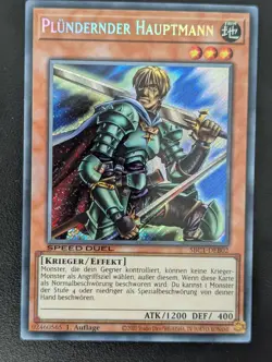 Plundernder Hauptmann SBC1-DEB02 Secret Rare DE NM YUGIOH - Image 1