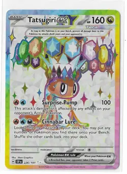 Tatsugiri EX 226/191 Surging Sparks Ultra Rare Full Art Pokemon TCG Card NM - Image 1
