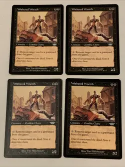 Withered Wretch X4 + Free Bonus Magic The Gathering Cards - Image 1