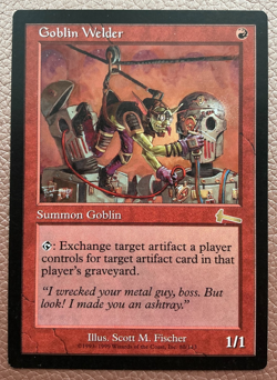 Goblin welder unlimited MTG Magic the gathering - Image 1
