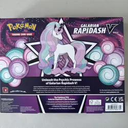Pokemon Galarian Rapidash V Box Samlekort - 29080873 820650808739 - Image 2