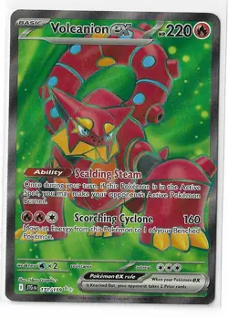 Volcanion ex - Pokemon TCG: Journey Together 171/159 Full Art Ultra Rare NM - Image 1