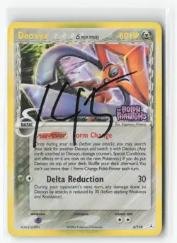 #Deoxys (Delta Species #4/110 Holo Stamp Lightly played Pokemon - Image 1