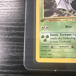 Koga’s Golbat 46/132 1st Edition Gym Challenge WOTC Vintage Pokemon - Image 2